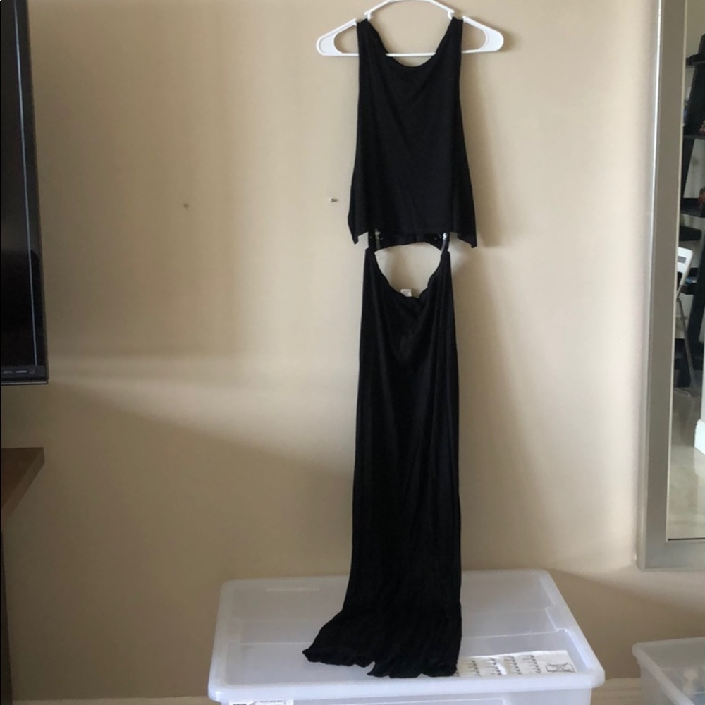 Black long dress